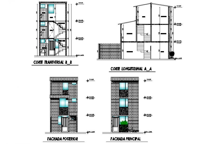 Apartment design dwg file - Cadbull