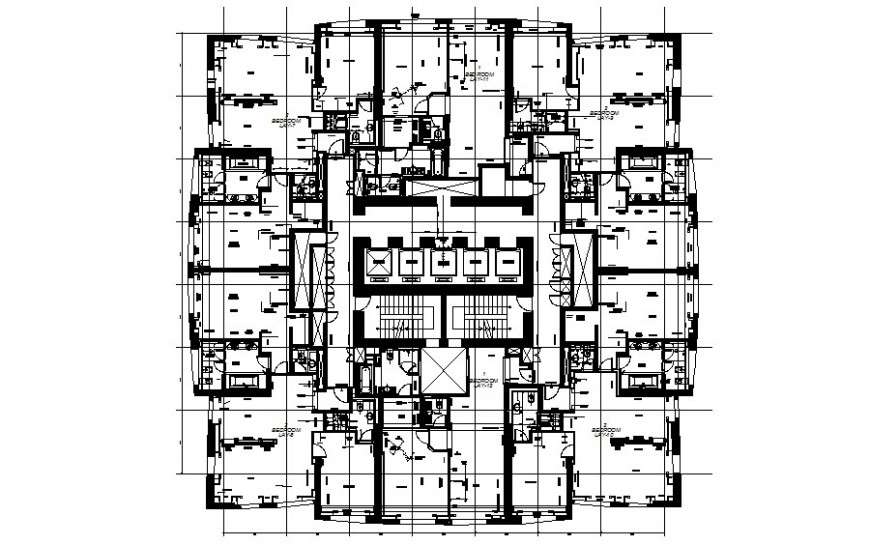 Apartment drawings details work plan autocad software file - Cadbull