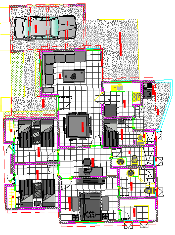 architectural plan dwg file - Cadbull