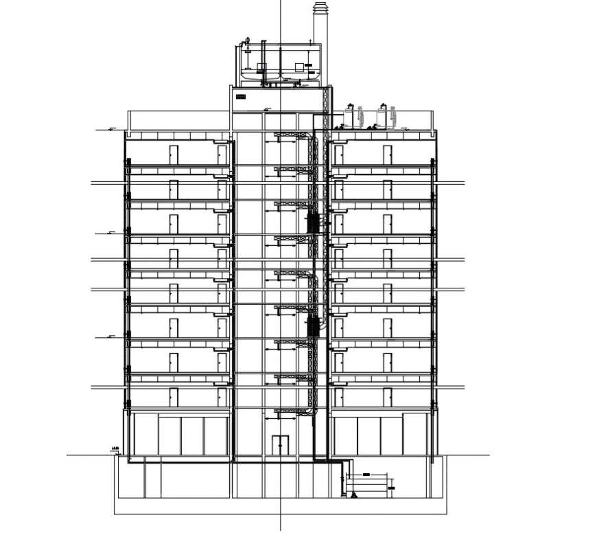 architectural-elevation-of-apartment-cadbull