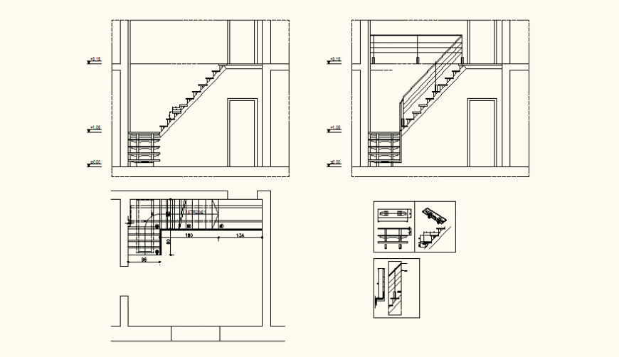 stairs drawing plan