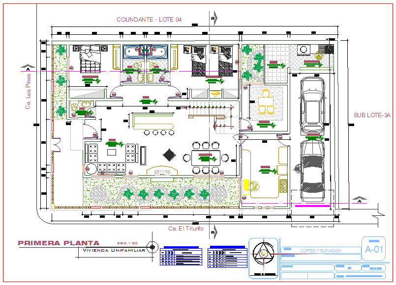 architecture house plan layout - Cadbull