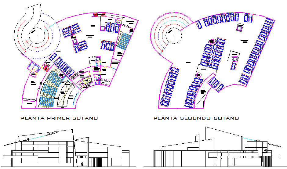 City Culture Center cad drawing is given in this cad file. Download ...