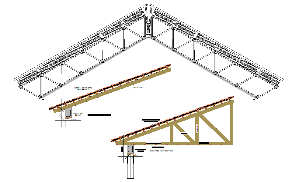 Roof Design Cadbull