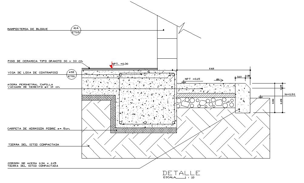 Concrete Structure Detail - Cadbull