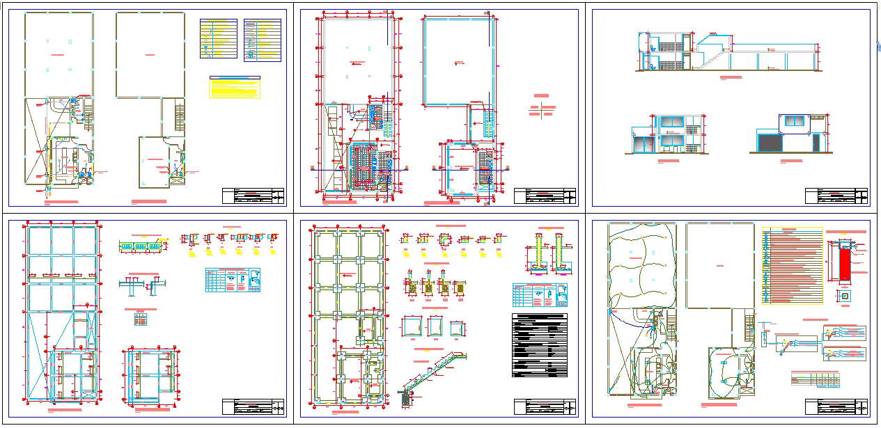 Restaurant Design plan project - Cadbull