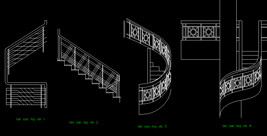 Railing cad drawing is given in this cad file. Download this cad file ...