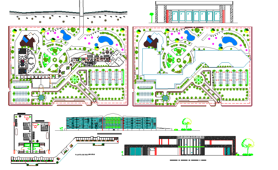 Modern Hotel project - Cadbull