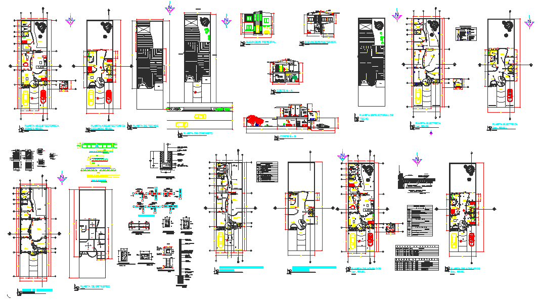 Duplex House project - Cadbull