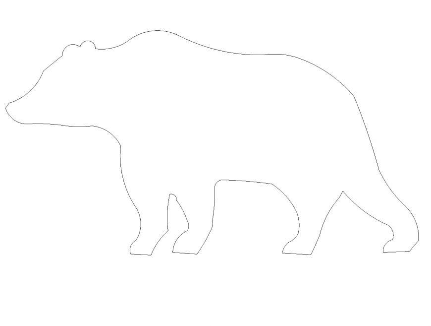 Bear elevation plan autocad file - Cadbull