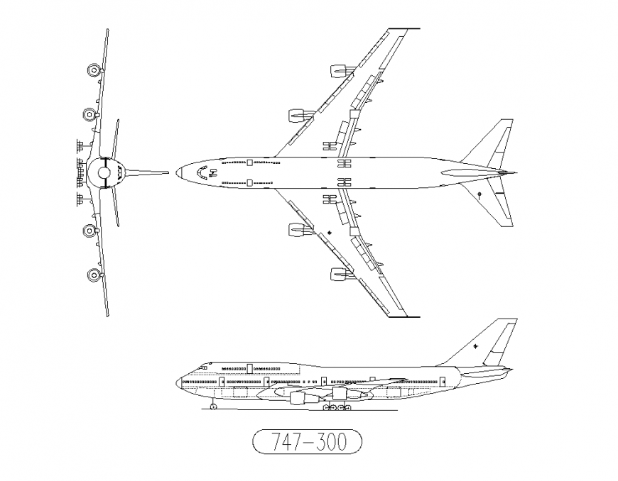 Боинг 747 чертежи