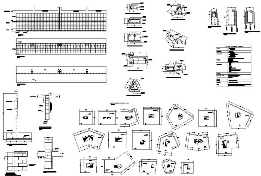 Building perimeter and structure detail drawing in dwg file. Cadbull