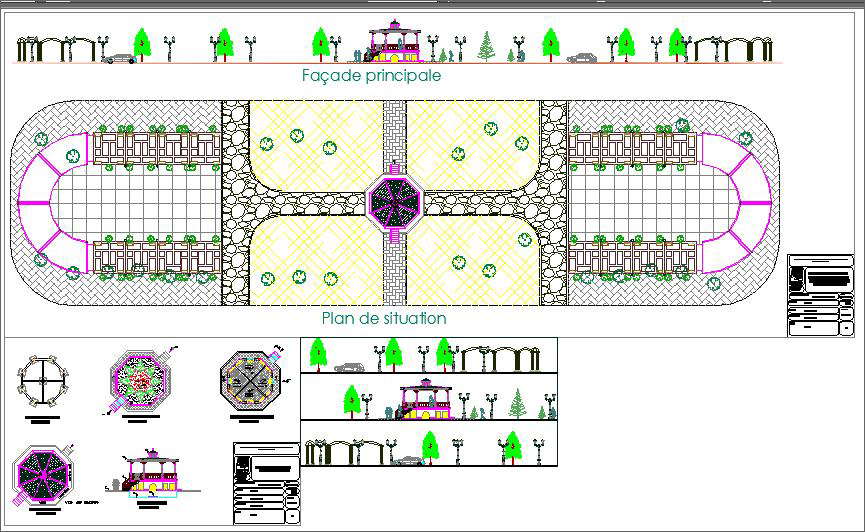 Children Play Ground design - Cadbull