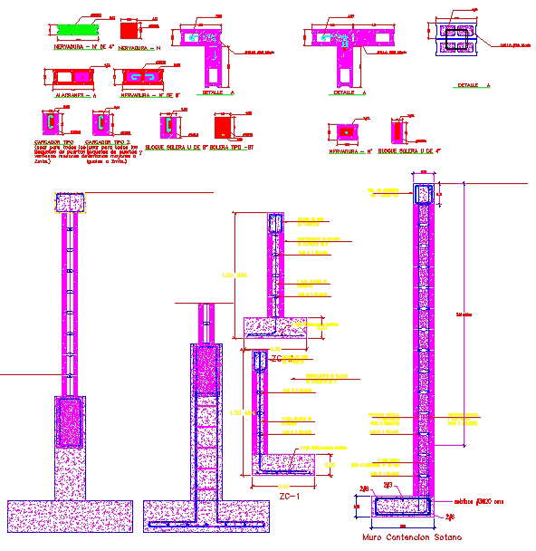 Structure Design detail - Cadbull