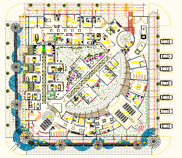 Health care centre design - Cadbull