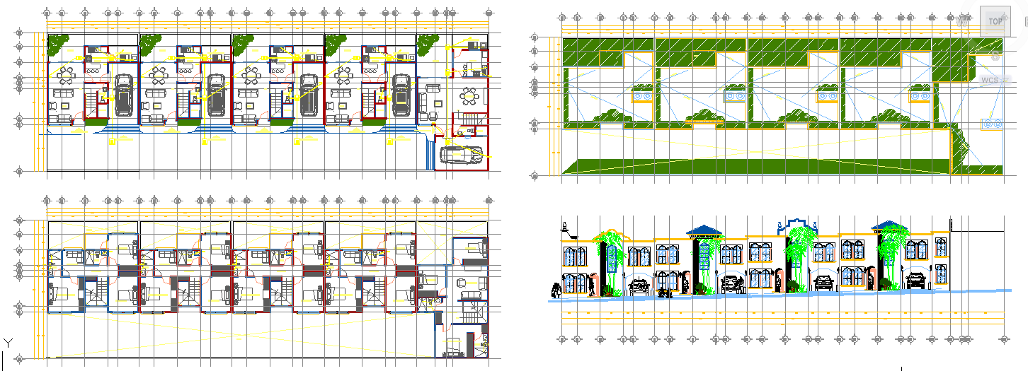 Modern House Plan - Cadbull