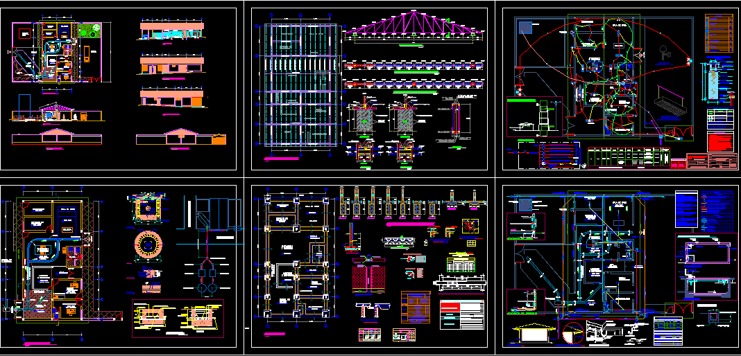 Municipal office design cad drawings are given in this cad file ...