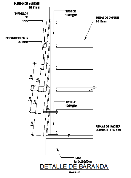 Railing Design - Cadbull