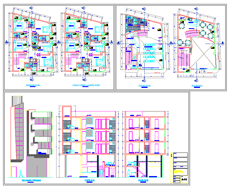 Hostel Design detail - Cadbull