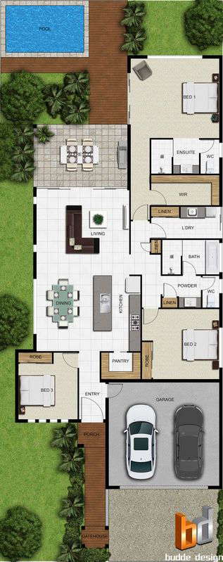 House interior design plan - Cadbull