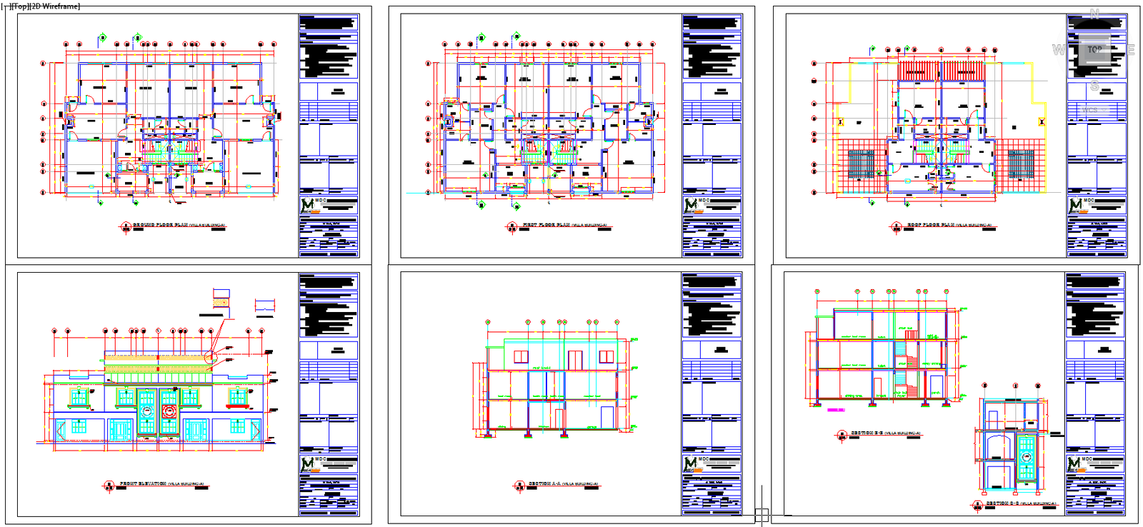 Apartment House plan - Cadbull