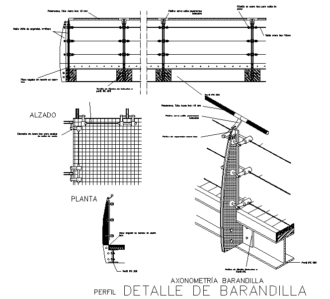 Railing Design - Cadbull