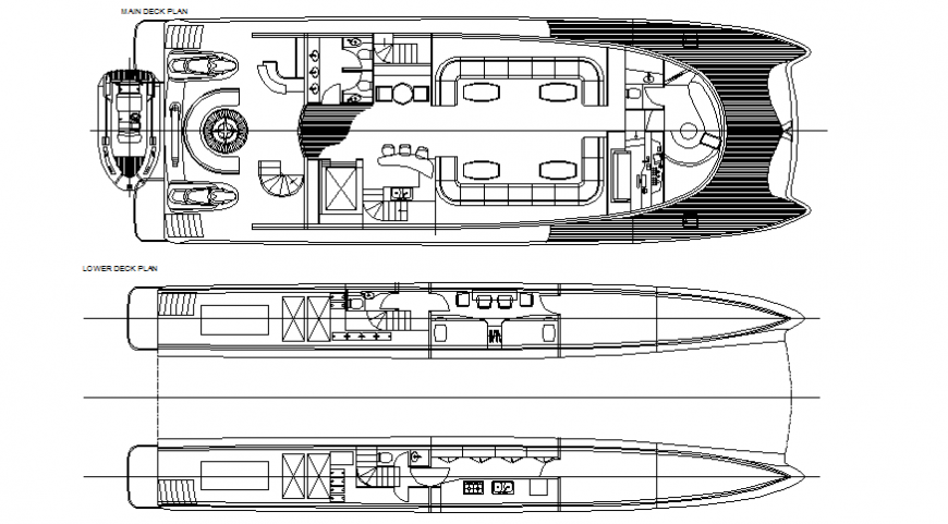 catamaran body plan