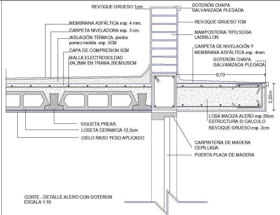 Construction detail - Cadbull