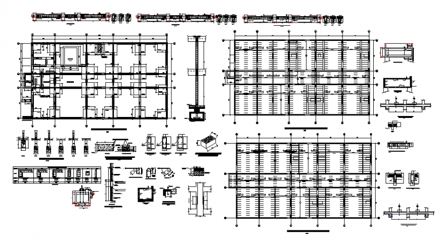 Clinic Structure Drawing In Dwg File. - Cadbull