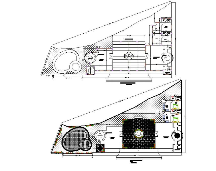 club-house-planning-autocad-file-cadbull