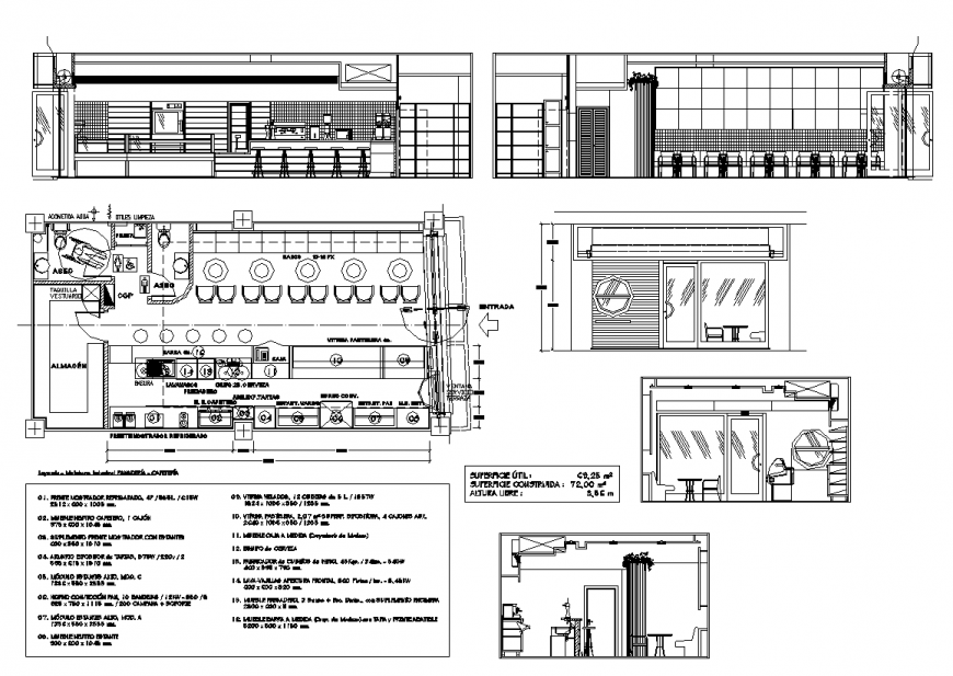 Coffee Shop Detail Elevation And Plan Layout Autocad File 02082018111428 