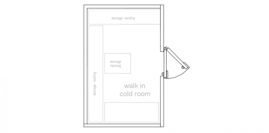 Commercial Kitchen Cold Room Cadbull