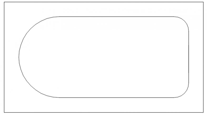 Common bathtub elevation 2d block cad drawing details dwg ...