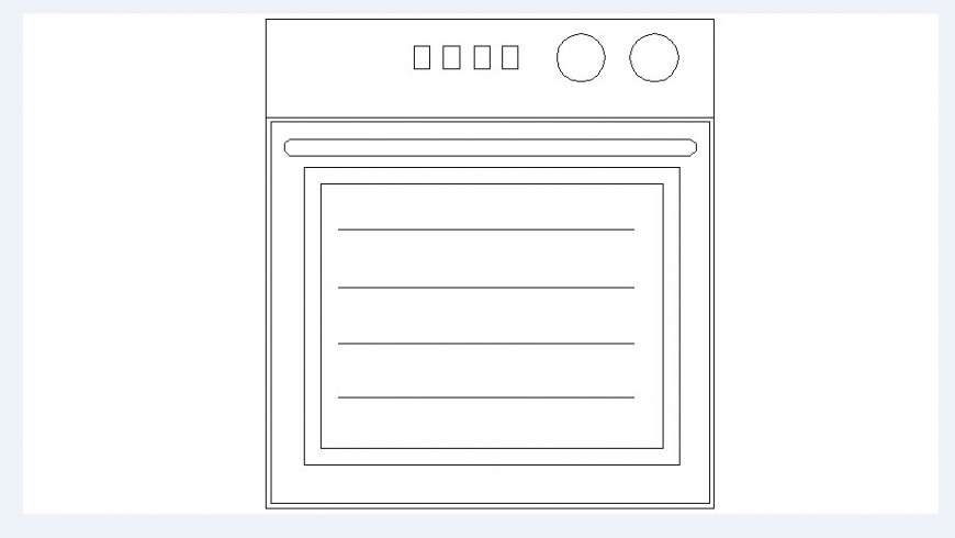 Sketch Illustration of Oven Stock Vector  Illustration of closed front  43209314