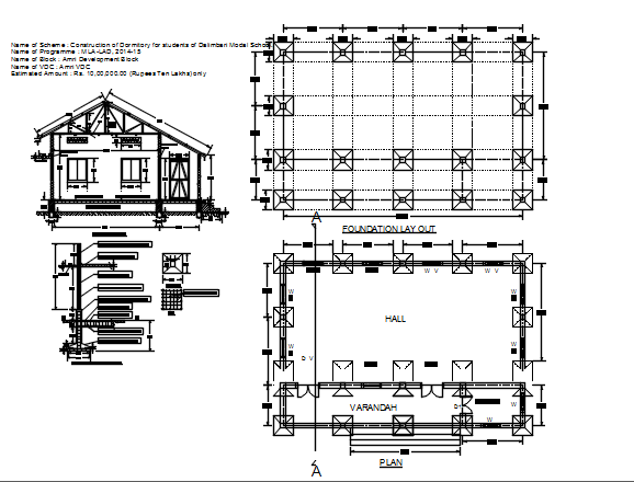 community-hall-building-plan-cadbull