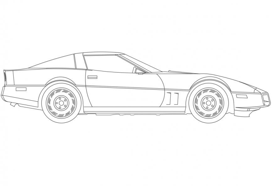 Car Side View Free Siluetcoltcz3 - Car Drawing Png, Transparent Png - vhv
