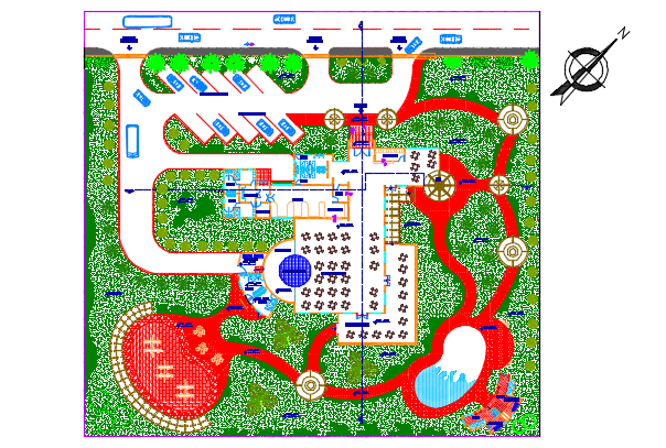 country restaurant plan detail dwg file - Cadbull