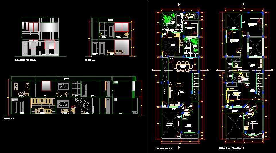 Condominium house cad drawings are given in this cad file. Download ...