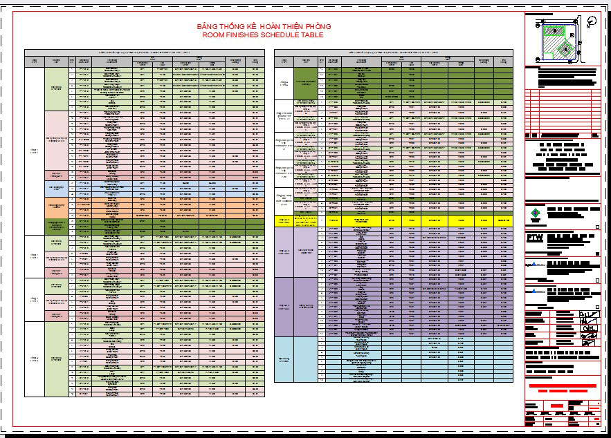 Architecture projects finishes schedule - Cadbull