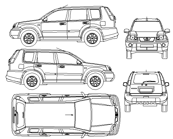 Car cad drawing is given in this cad file. Download this cad file now ...