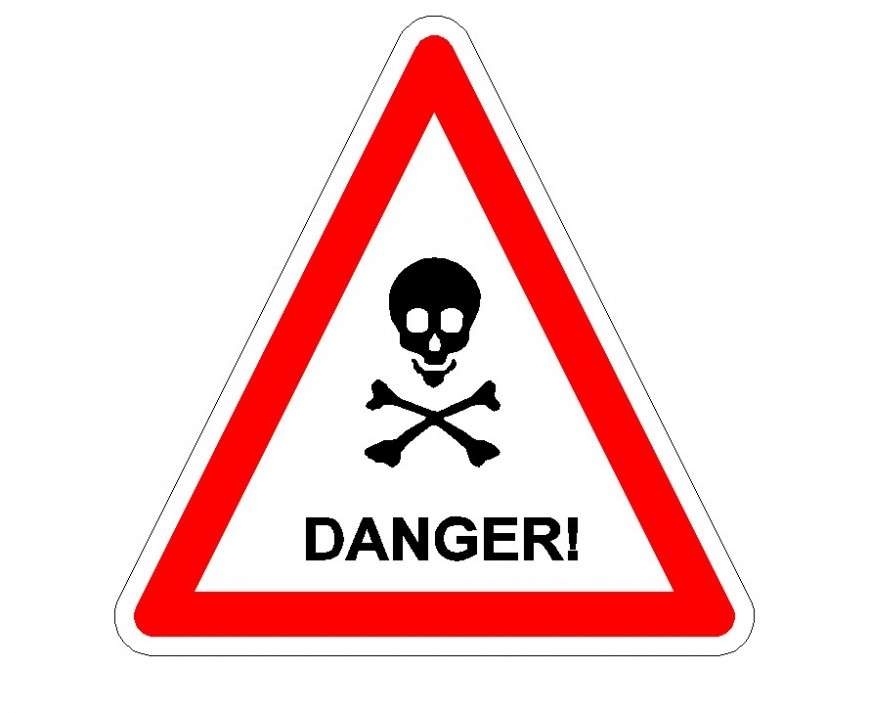 AZPXGrave Danger Logo Stickers