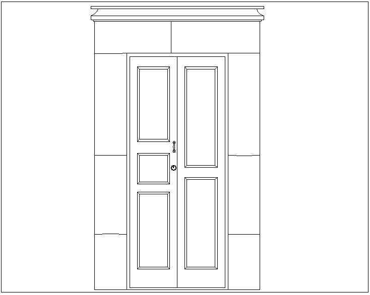 design of door - Cadbull