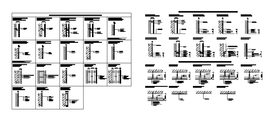 Detail Of Finishes Plan Layout File Cadbull