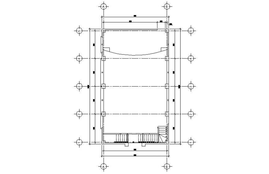 Detail plan of column installation drawing in autocad - Cadbull