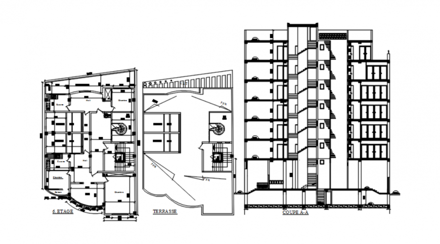 Drawing of apartment-commercial detail AutoCAD files - Cadbull