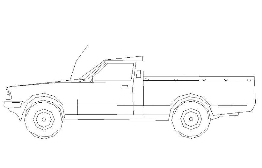 Premium Vector  A few sketches of a pickup truck