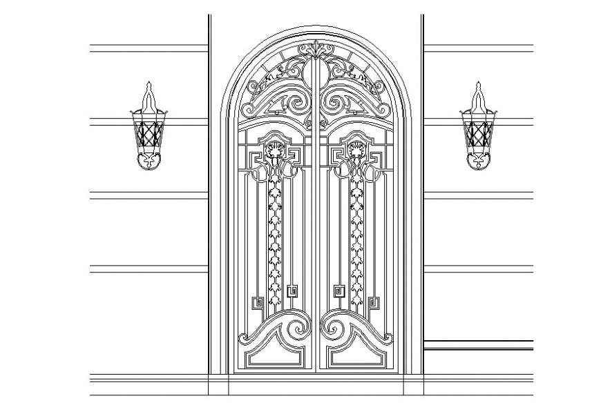 how to draw wrought iron cad how to draw wrought iron cad