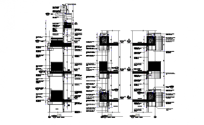 Duck section detail autocad file - Cadbull