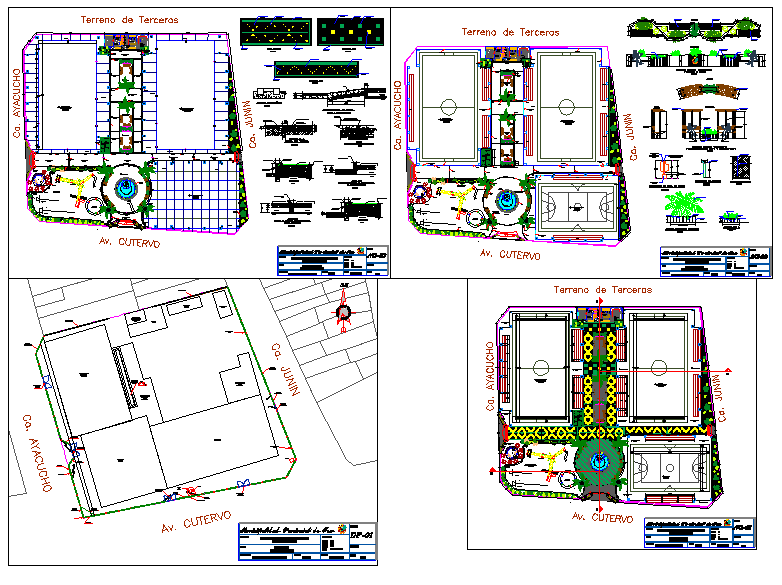 Architecture sports complex - Cadbull