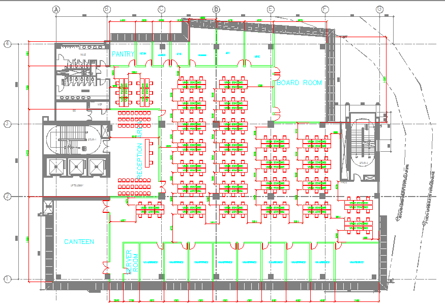 Furniture-Interior Layout - Cadbull